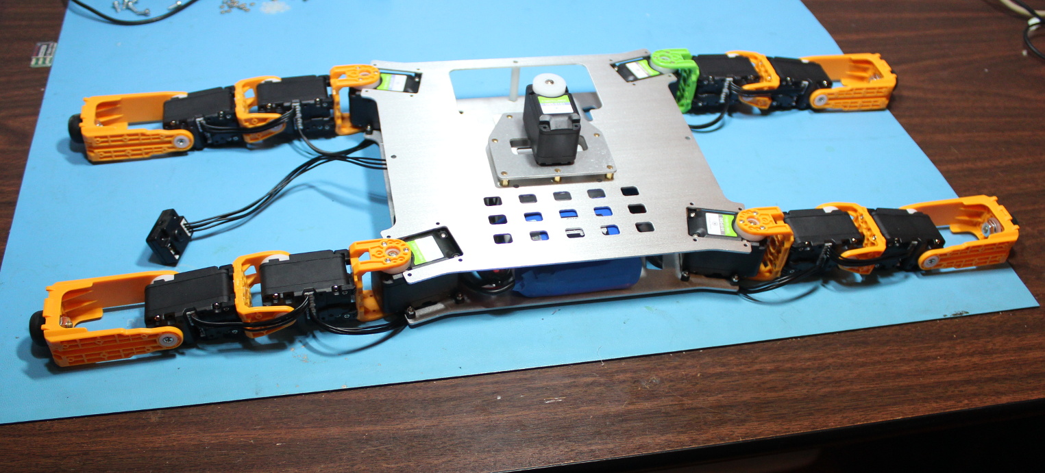 Mockup assembly of chassis minus turret and computer