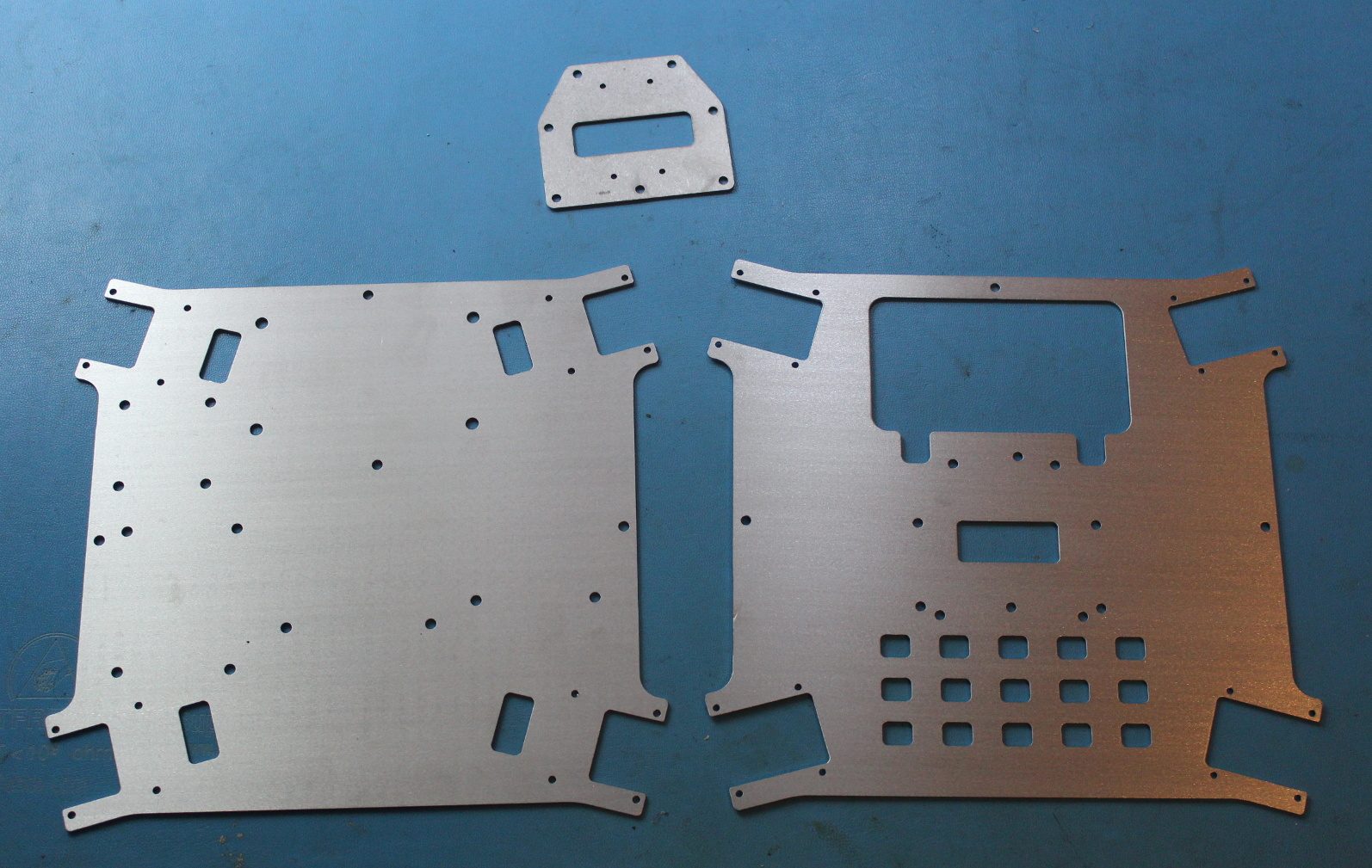 Aluminum chassis plates