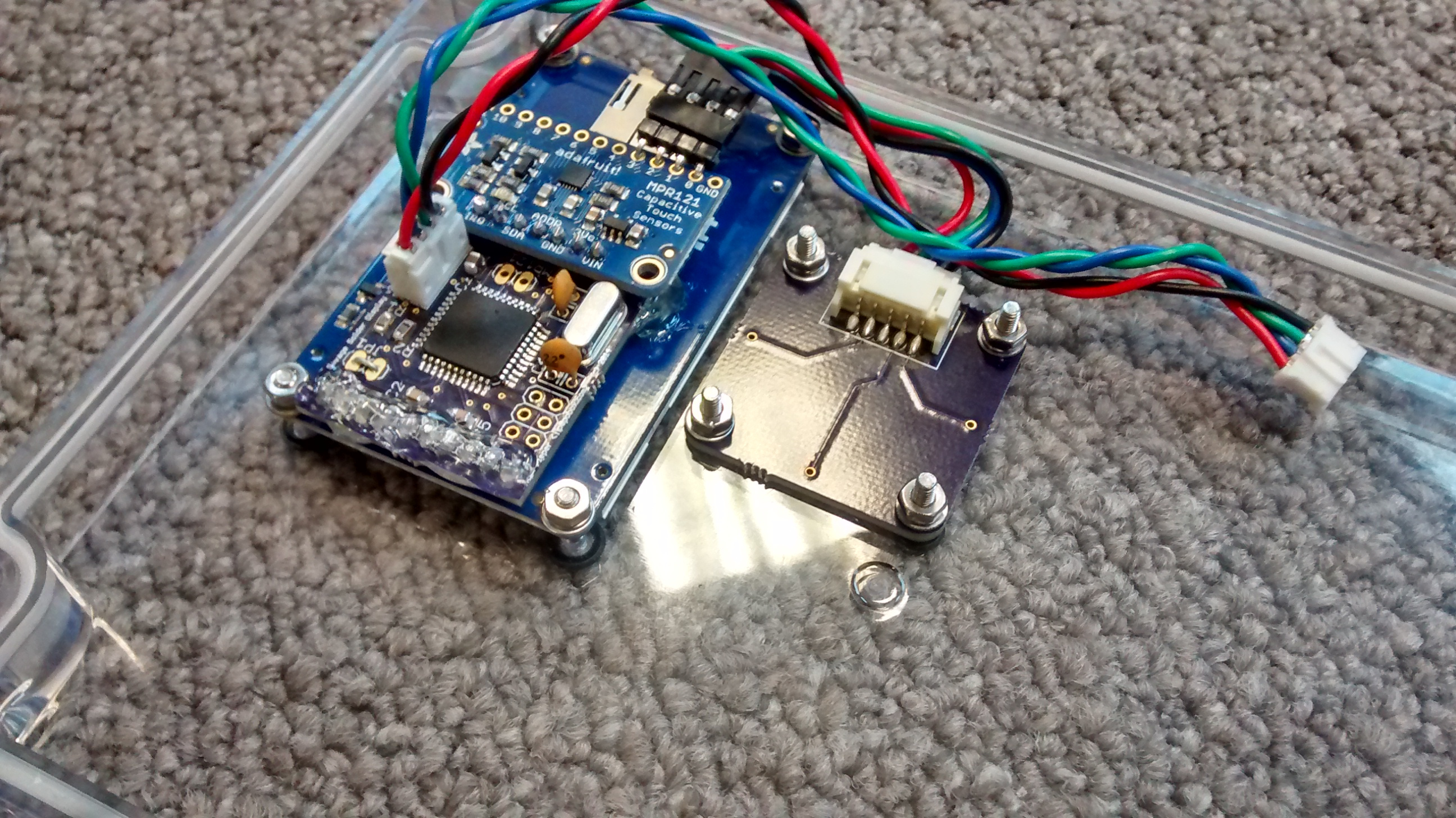 Assembled LCD from back